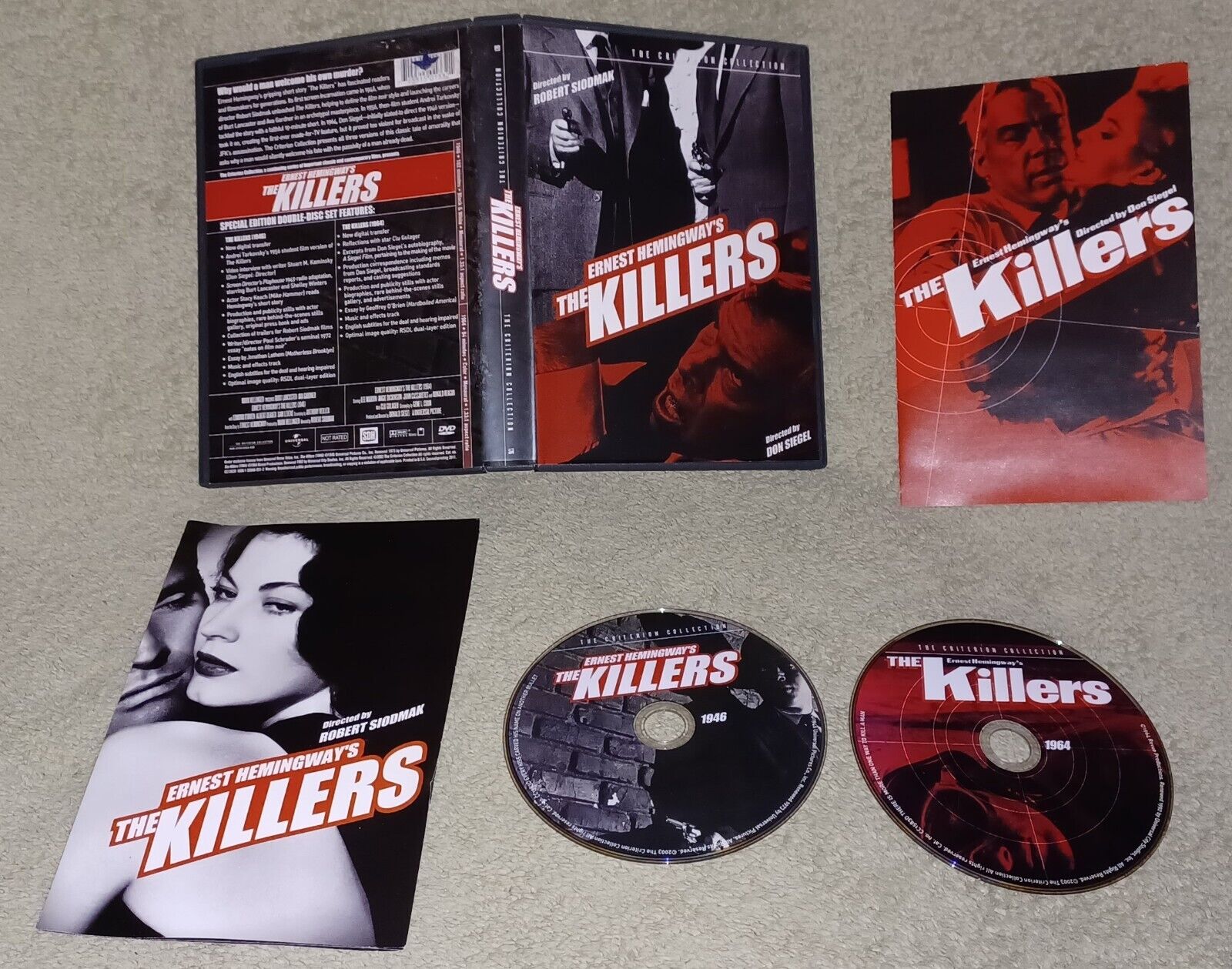 Killers Criterion Collection DVD 1946 & 1964 Versions (DVD)